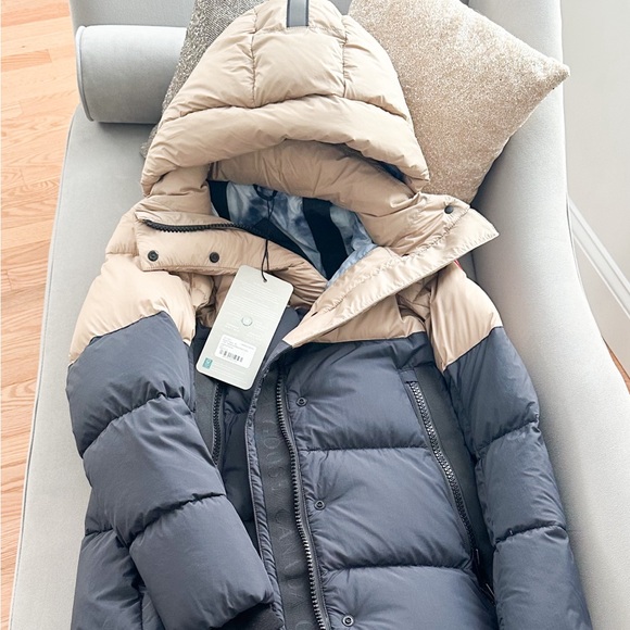 New! Canada Goose Byward Parka Regeneration Bicolor Long Down Puffer - Picture 11 of 14
